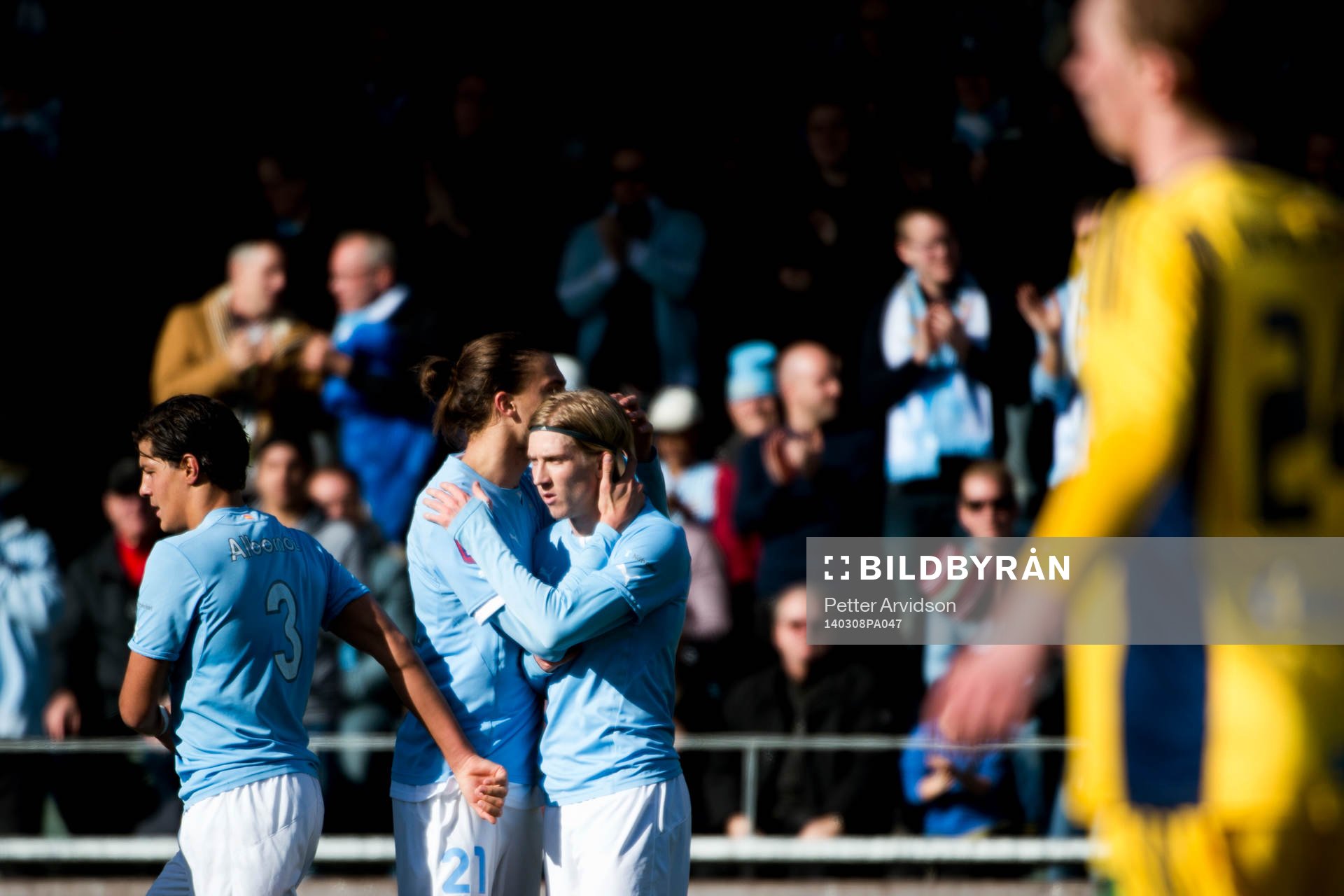 Malmö FF firar Simon Kroon