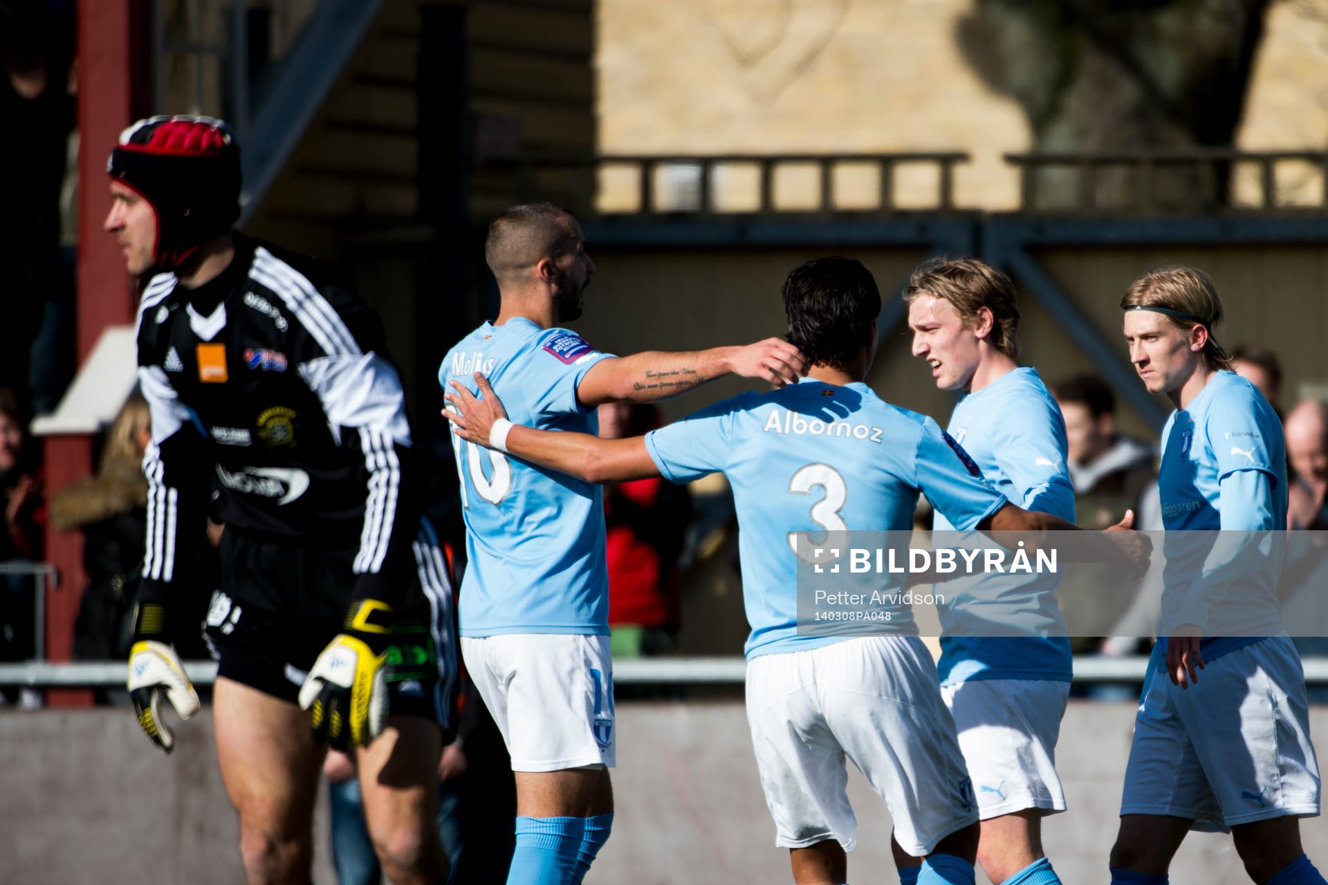 Malmö FF firar Simon Kroon