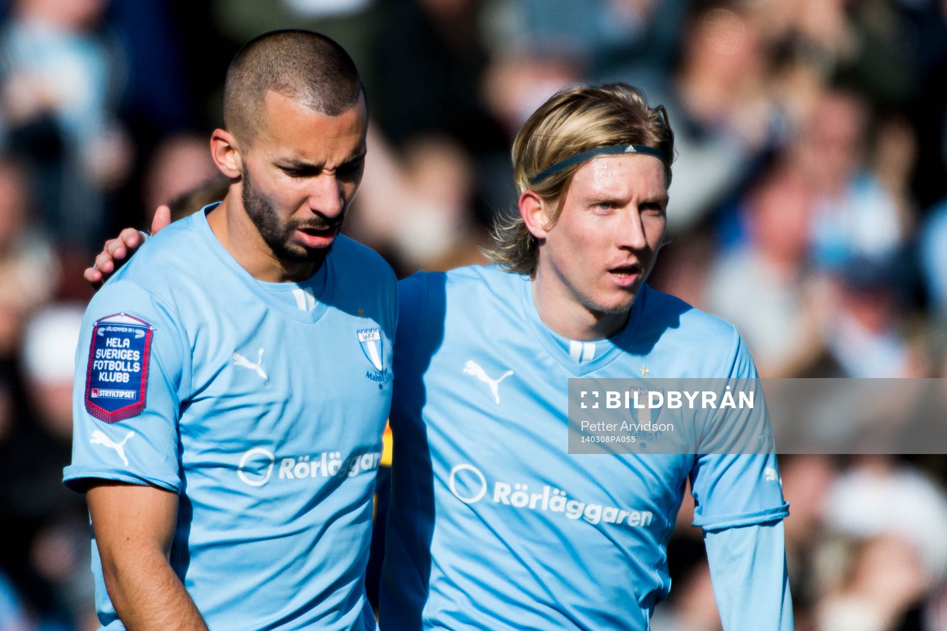 Malmös två målgörare Guillermo Molins och Simon Kroon