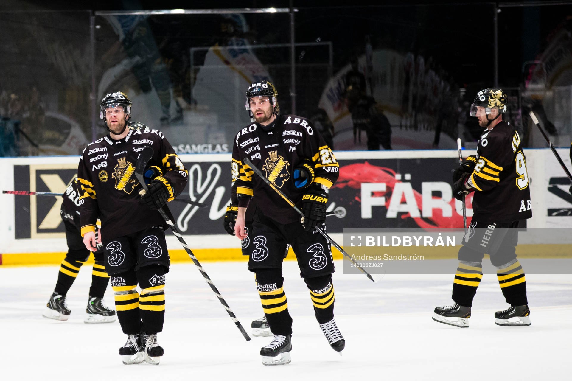 s Fredrik Svensson (v) , Per Svensson och Michael Nylander