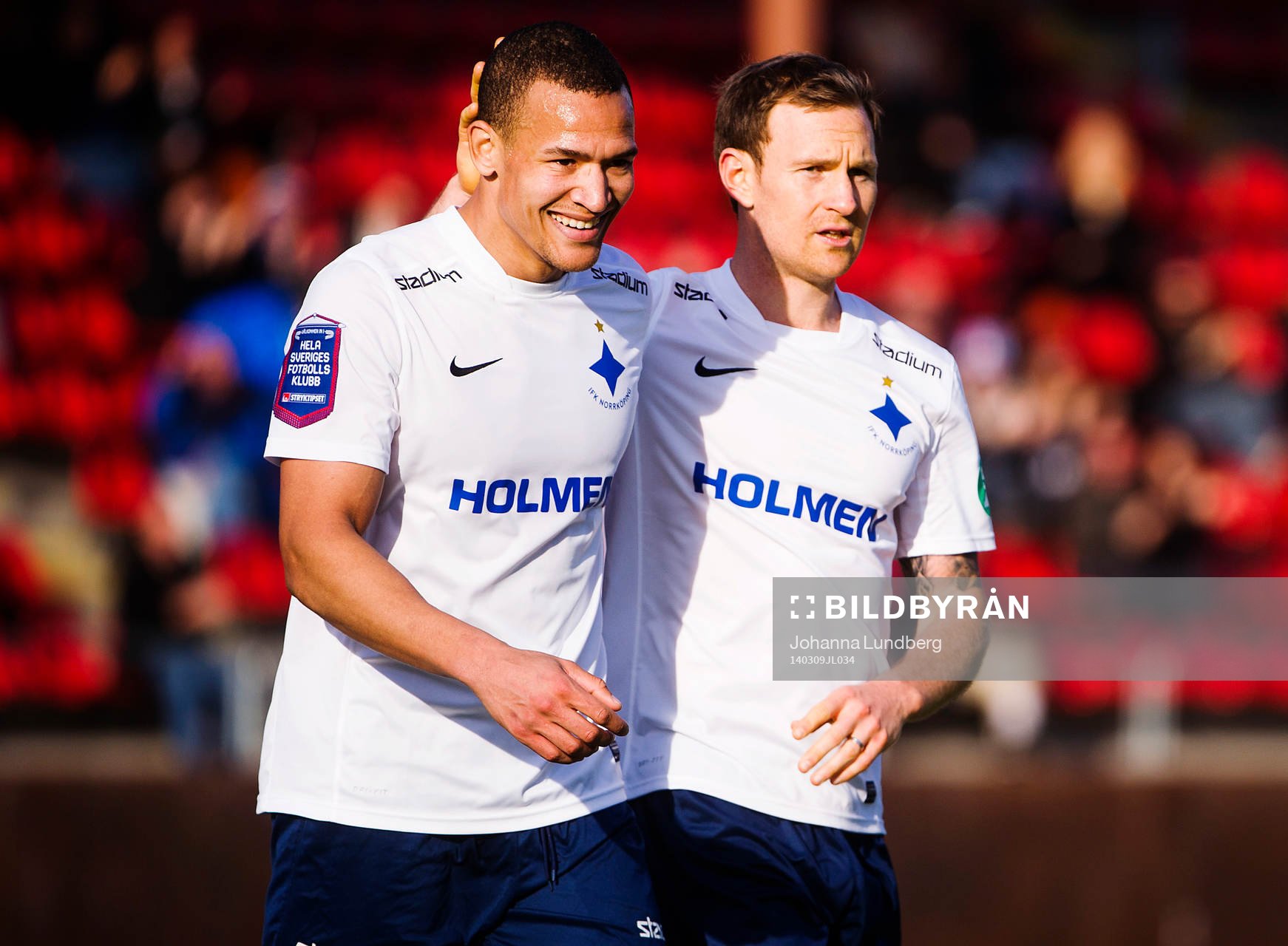 Norrköpings Edvard Skagestad  och Marcus Falk Olander