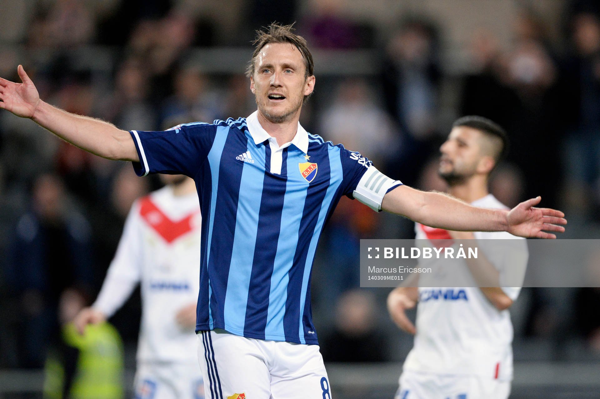 Djurgårdens Andreas Johansson jublar