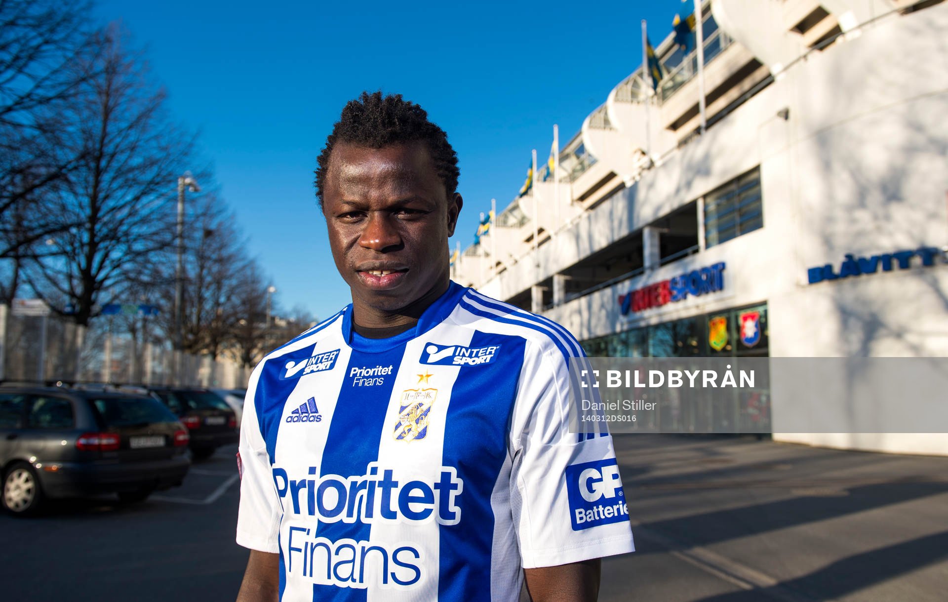 IFK Göteborg presenterar nyförvärvet Malick Mané på en