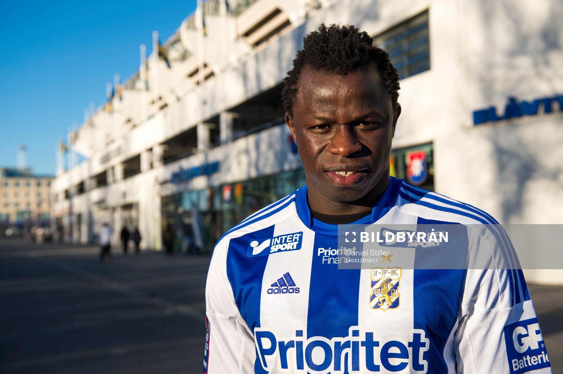IFK Göteborg presenterar nyförvärvet Malick Mané på en