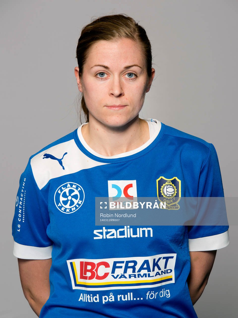 Damfotbollsspelaren Elsa Hellstrand Karlstad/Qbik
