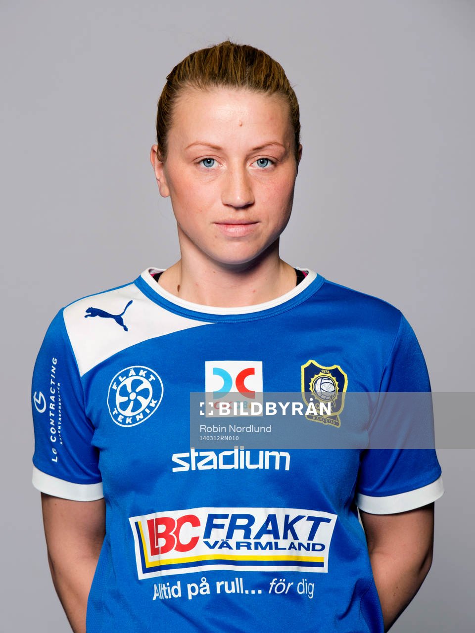 Damfotbollsspelaren Emelie Skålberg, Karlstad/Qbik