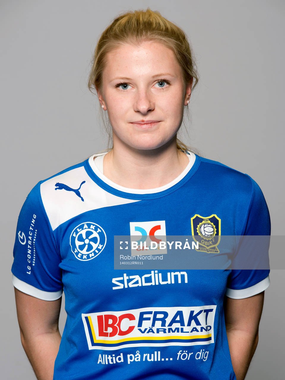 Damfotbollsspelaren Karin Jingfors, Karlstad/Qbik