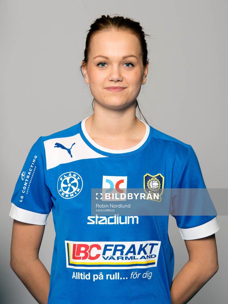 Damfotbollsspelaren Anna Carlsson Karlstad/Qbik