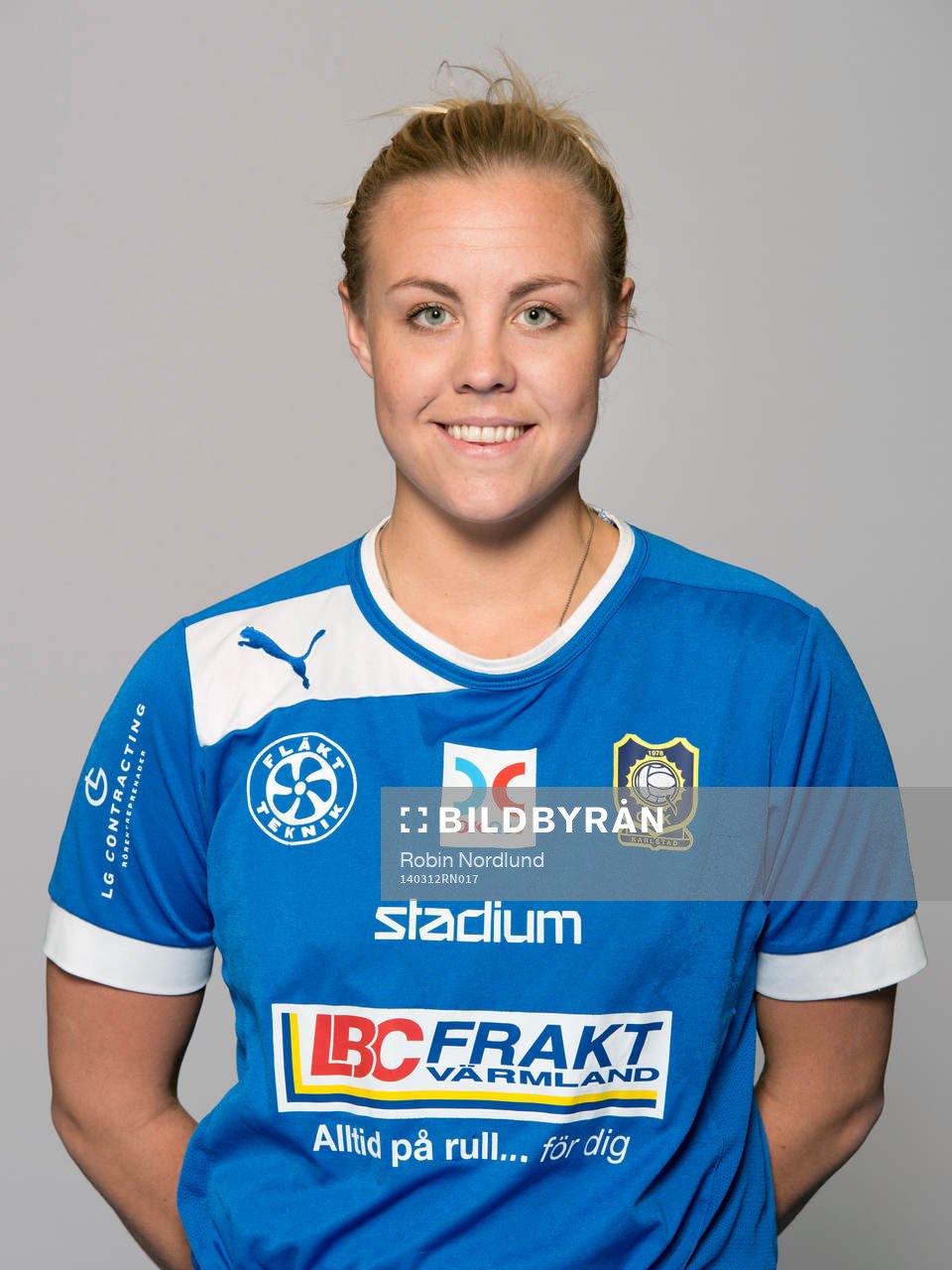Damfotbollsspelaren Mia Skoglund, Karlstad/Qbik