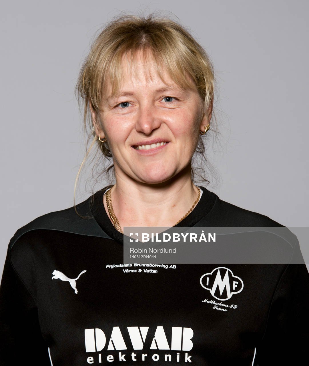  Mallbackens Målvaktstränare Barbara Rembiesa poserar för ett porträtt den 12 mars 2014 i Sunne.