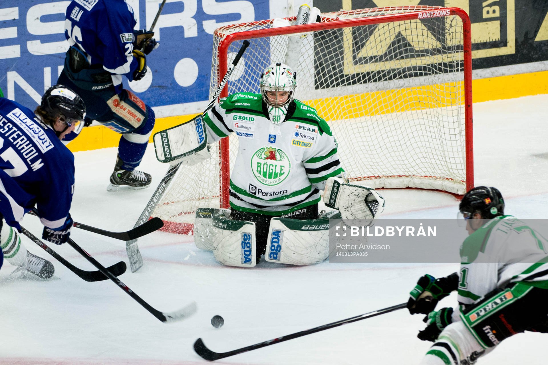 Rögles målvakt Kevin Lindskoug
