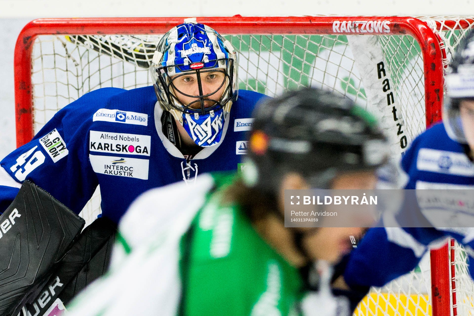 Karlskogas målvakt Justin Pogge