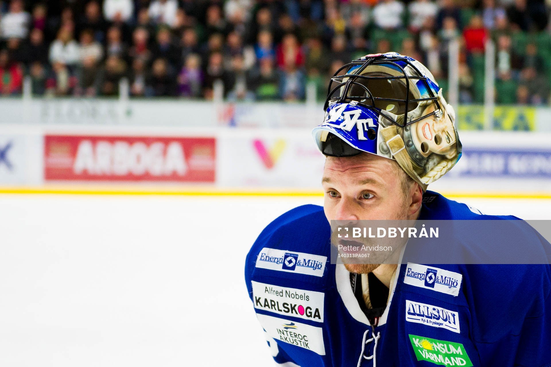 Karlskogas målvakt Justin Pogge