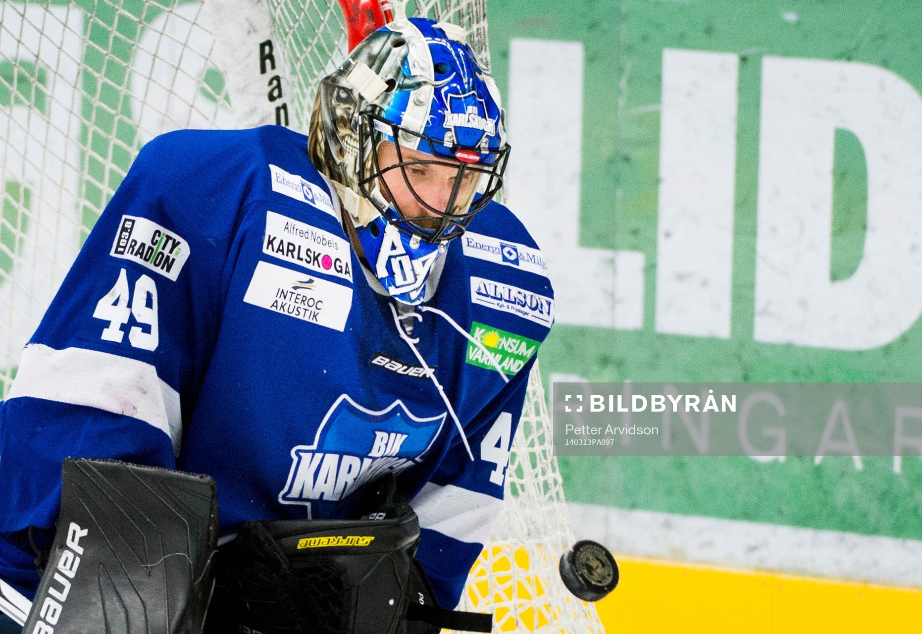 Karlskogas målvakt Justin Pogge