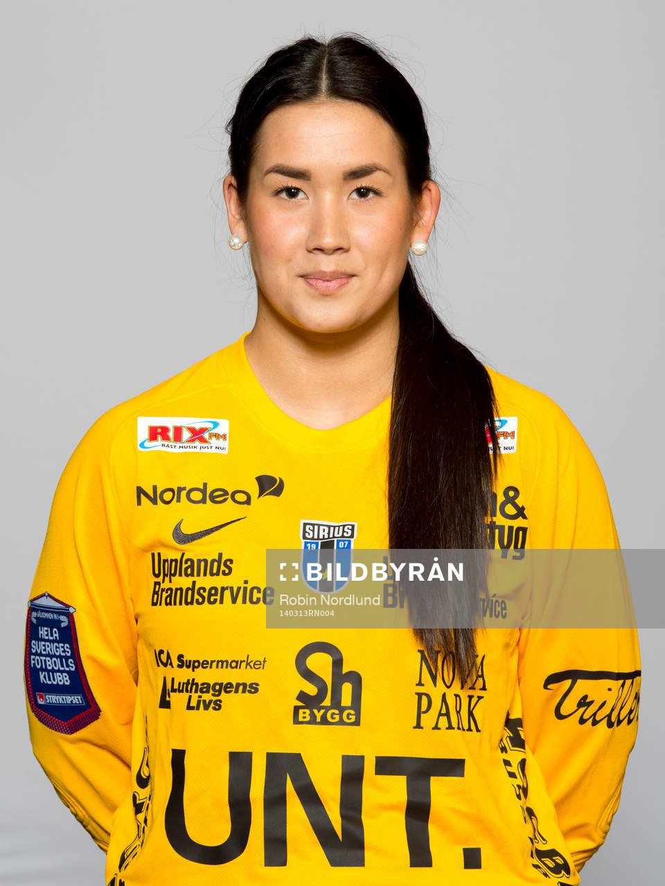Damfotbollsspelaren Mimmi Paulsson-Febo Sirius, målvakt
