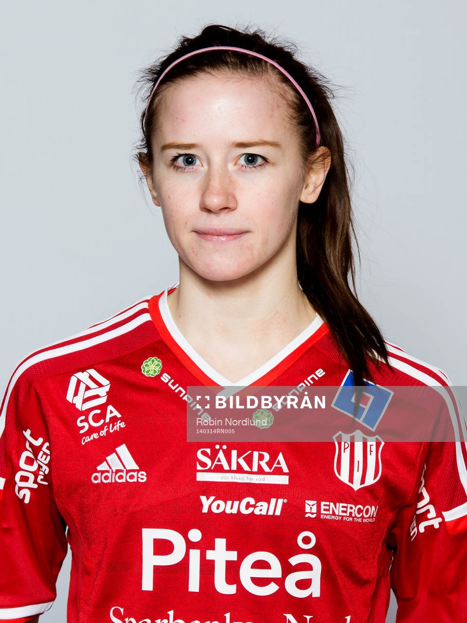 Damfotbollsspelaren Lena Blomkvist, Piteå IF