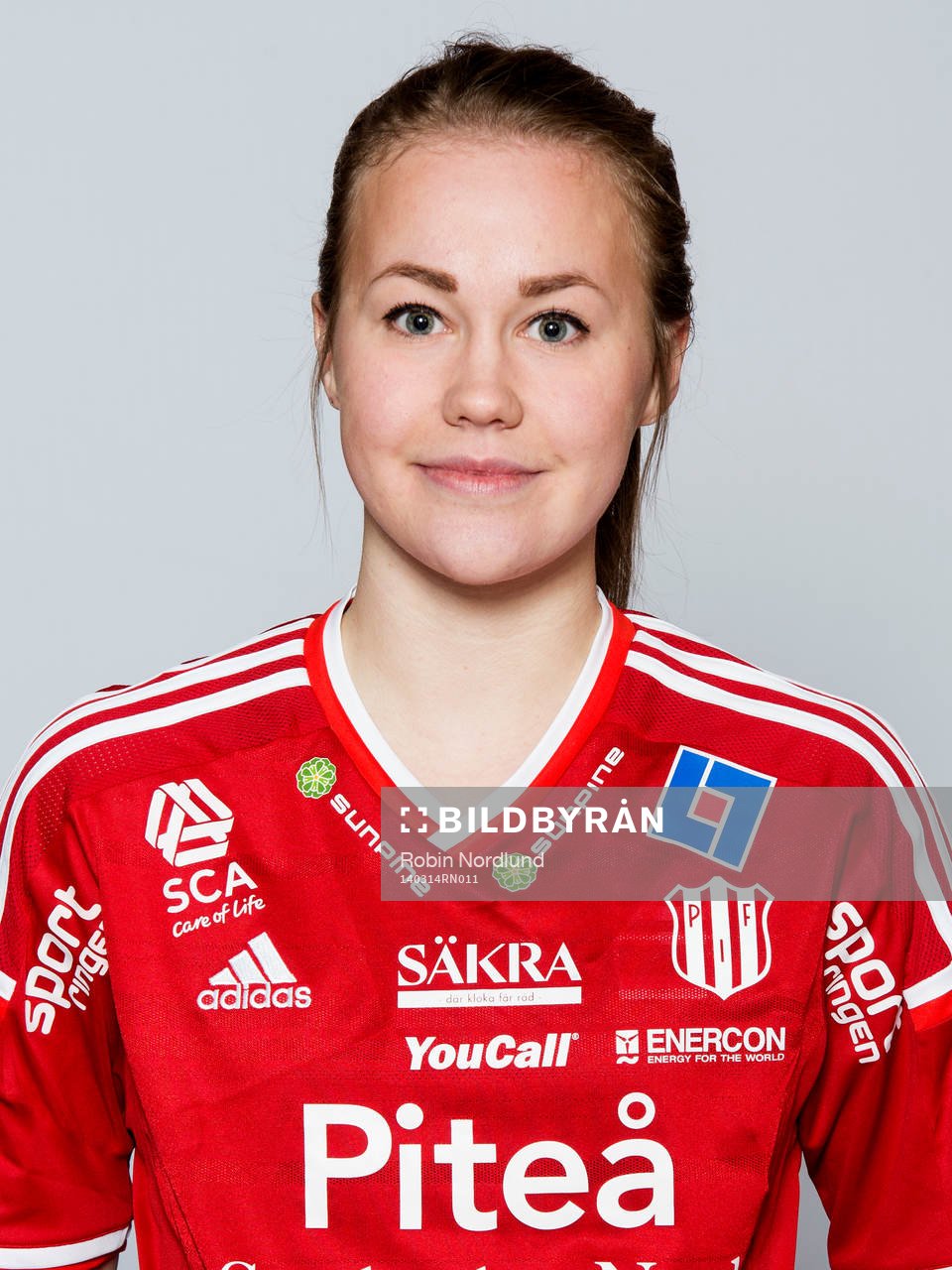 Damfotbollsspelaren Frida Abrahamsson, Piteå IF