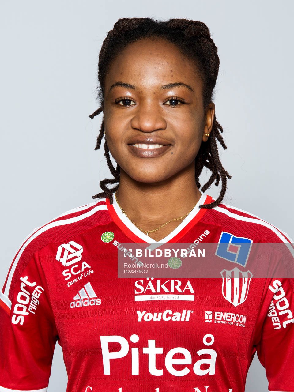 Damfotbollsspelaren Francisca Ordega, Piteå IF