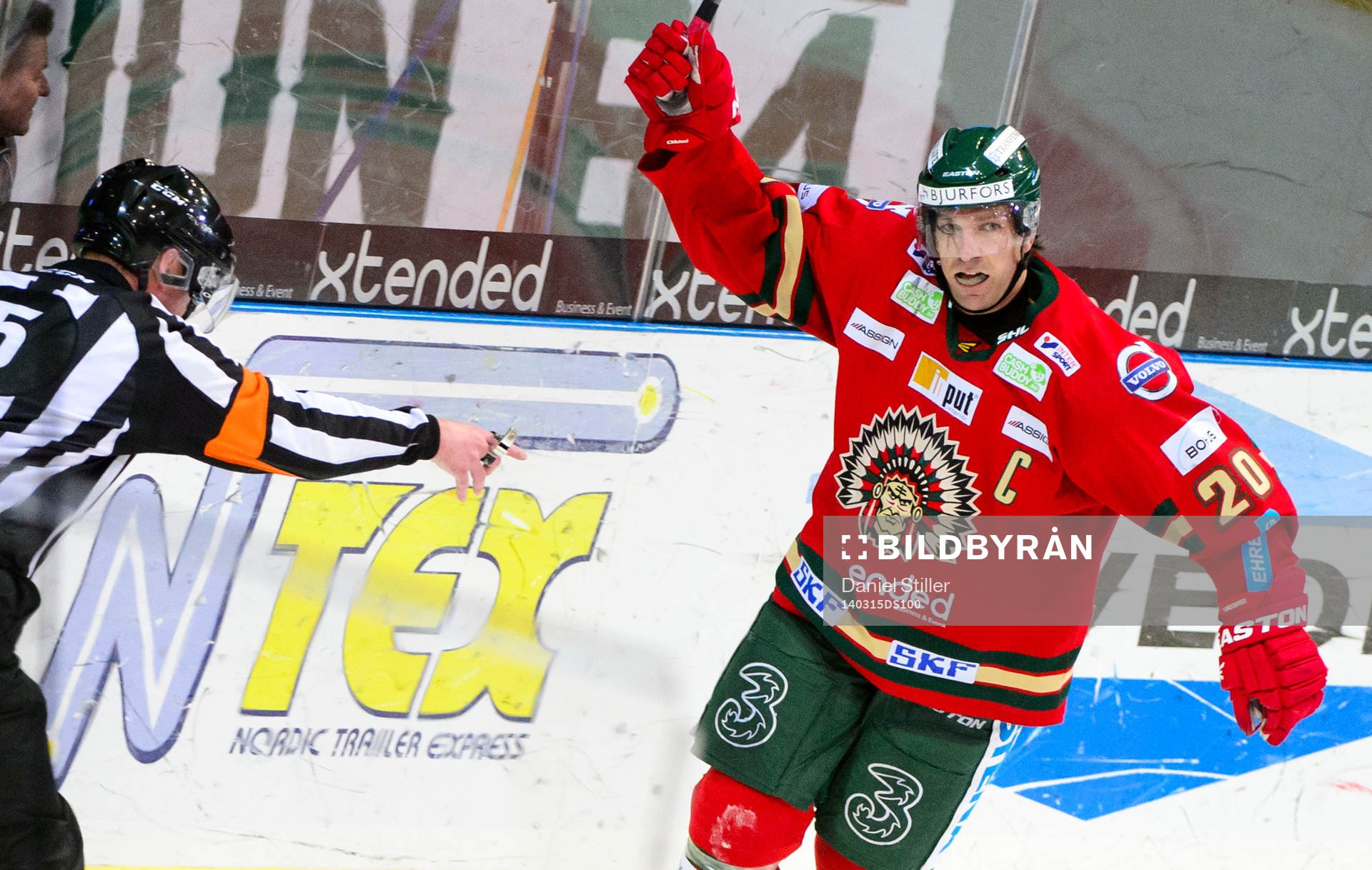 Jubel hos Frölundas Joel Lundqvist