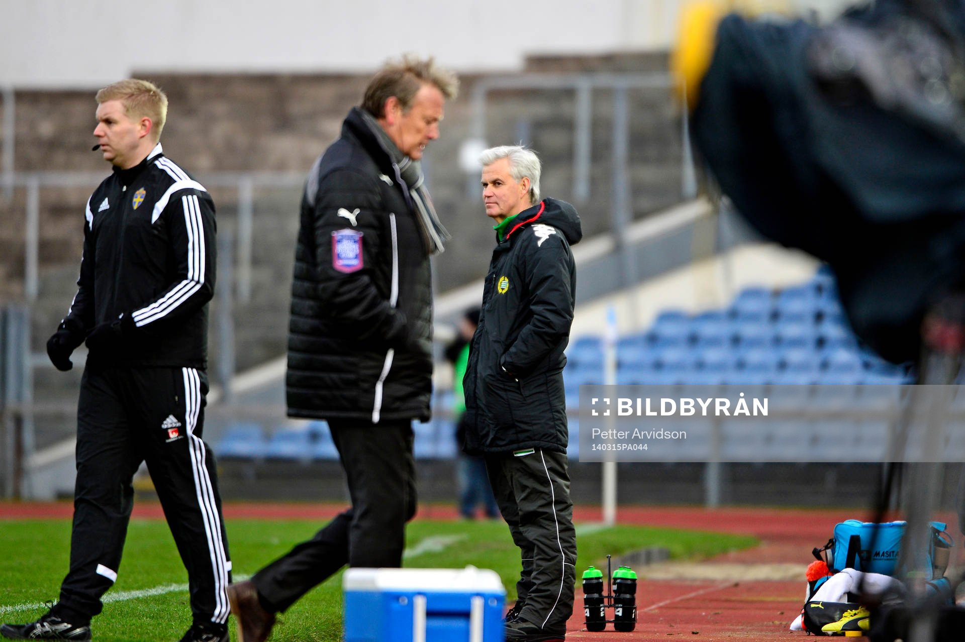 Hammarbys tränare Nanne Bergstrand och Malmös tränare