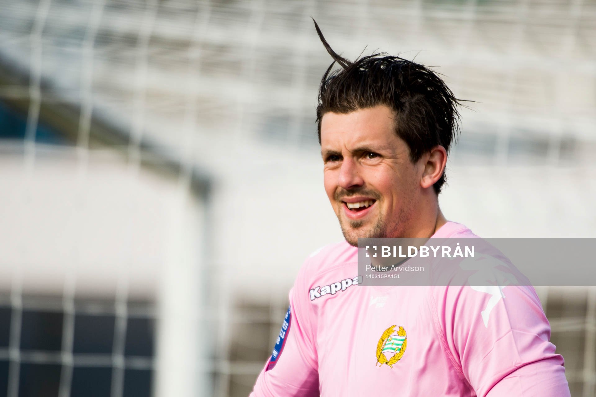 Hammarbys målvakt Johannes Hopf