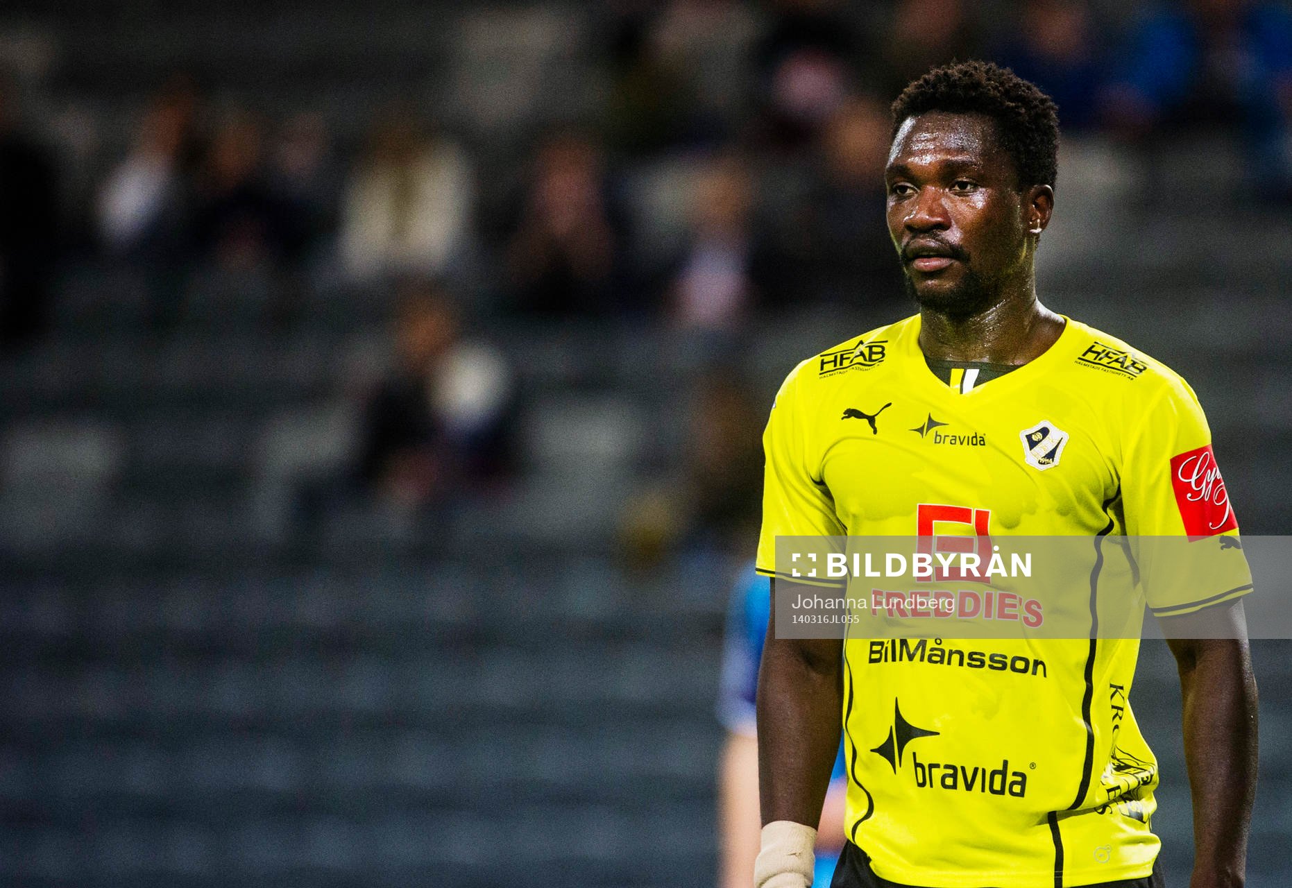Halmstads King Osei Gyan