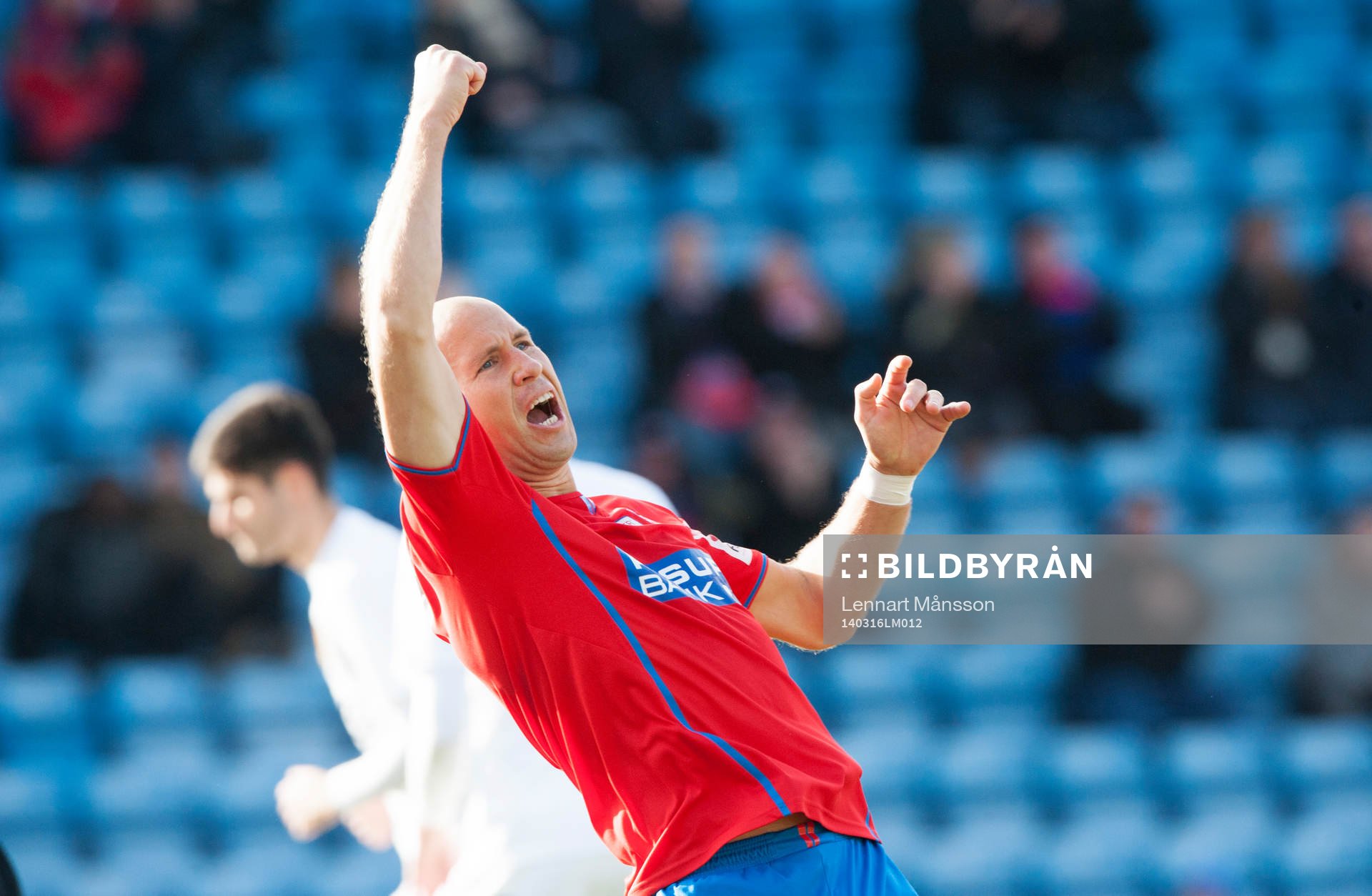 Helsingborgs Mattias Lindström har gjort 3-1 i matchen i