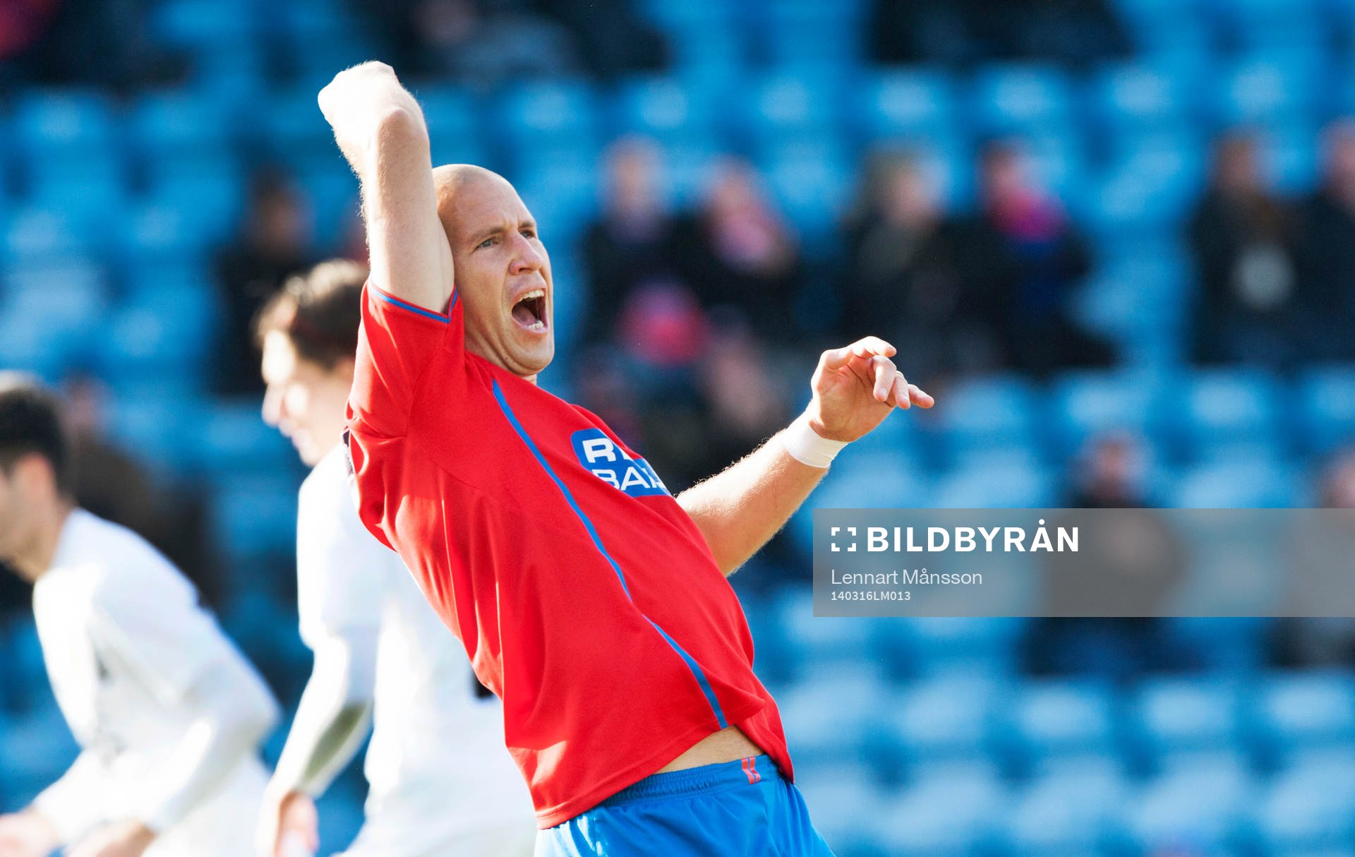 Helsingborgs Mattias Lindström har gjort 3-1 i matchen i