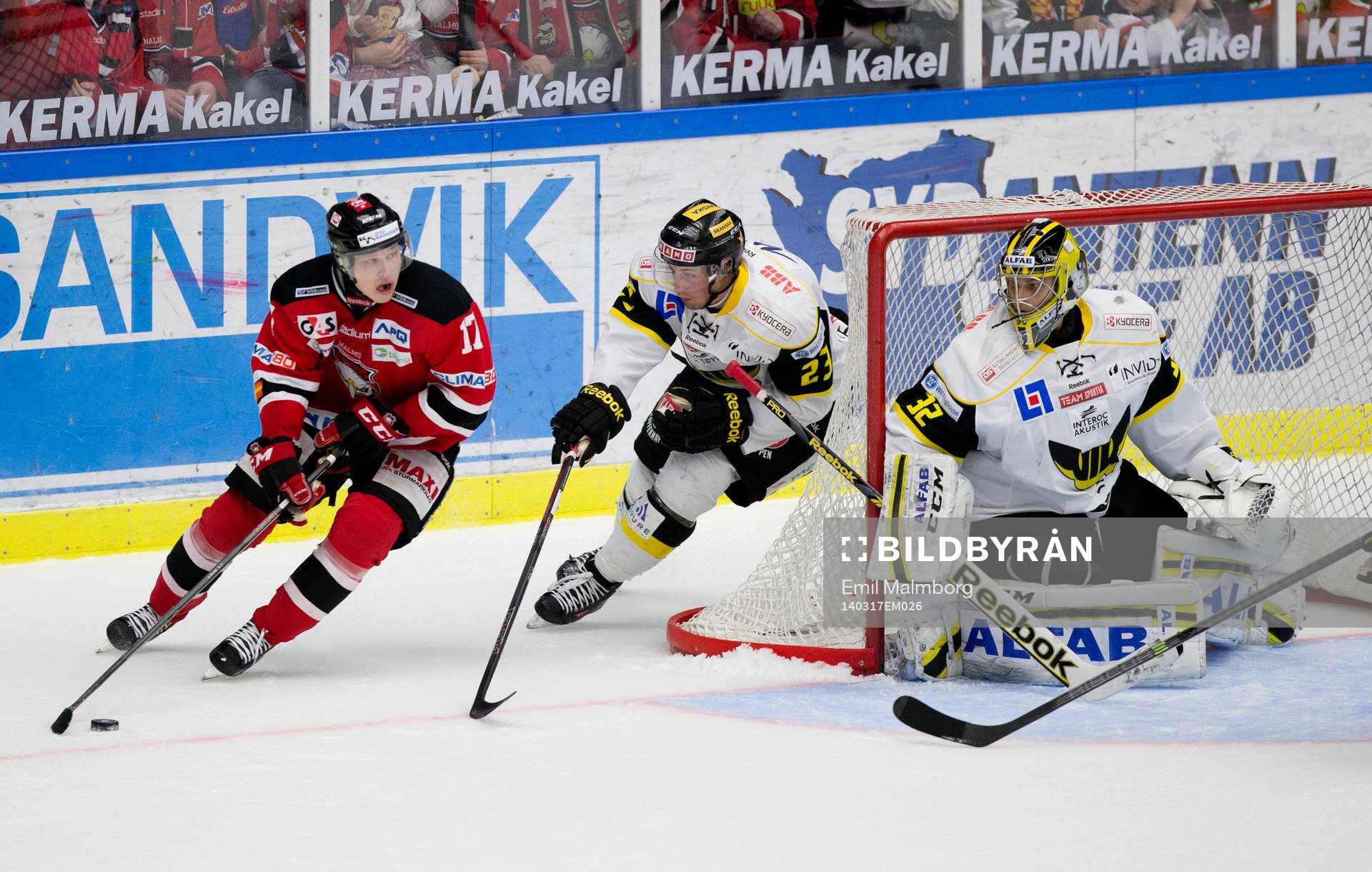 Daniel Viksten, Malmö och Jonas Fransson, Västerås i mål