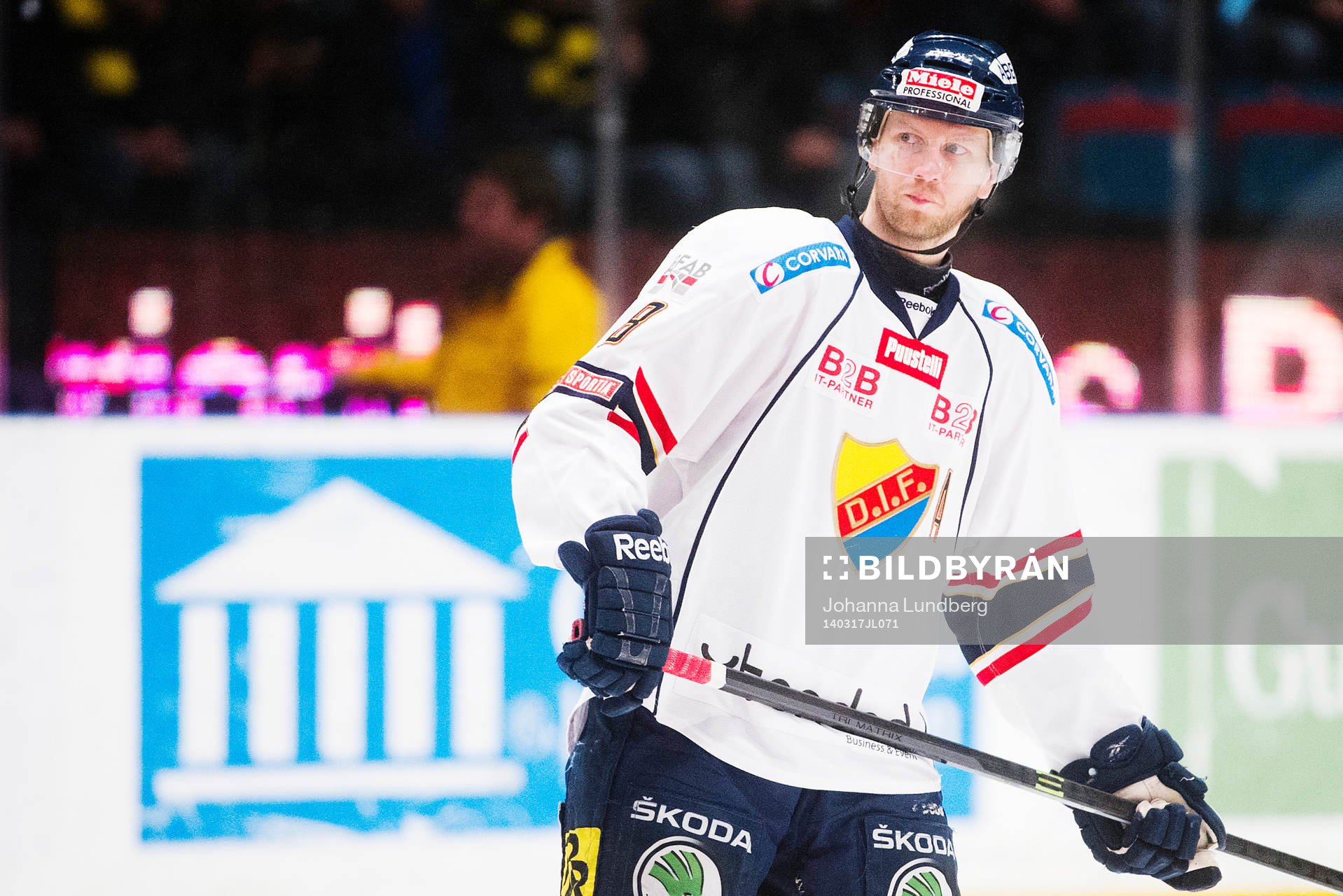 under ishockeymatchen i kvalserien till SHL mellan AIK och