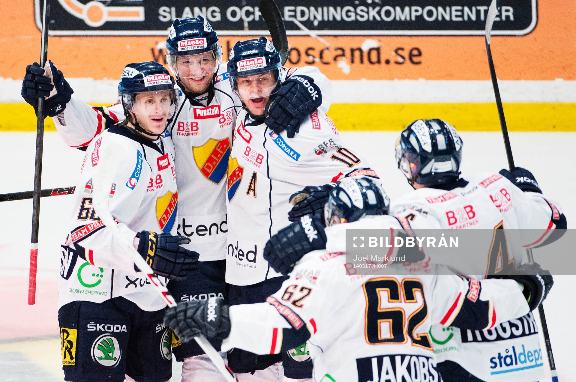 Djurgårdens Marcus Sörensen, Michael Holmqvist, Joakim