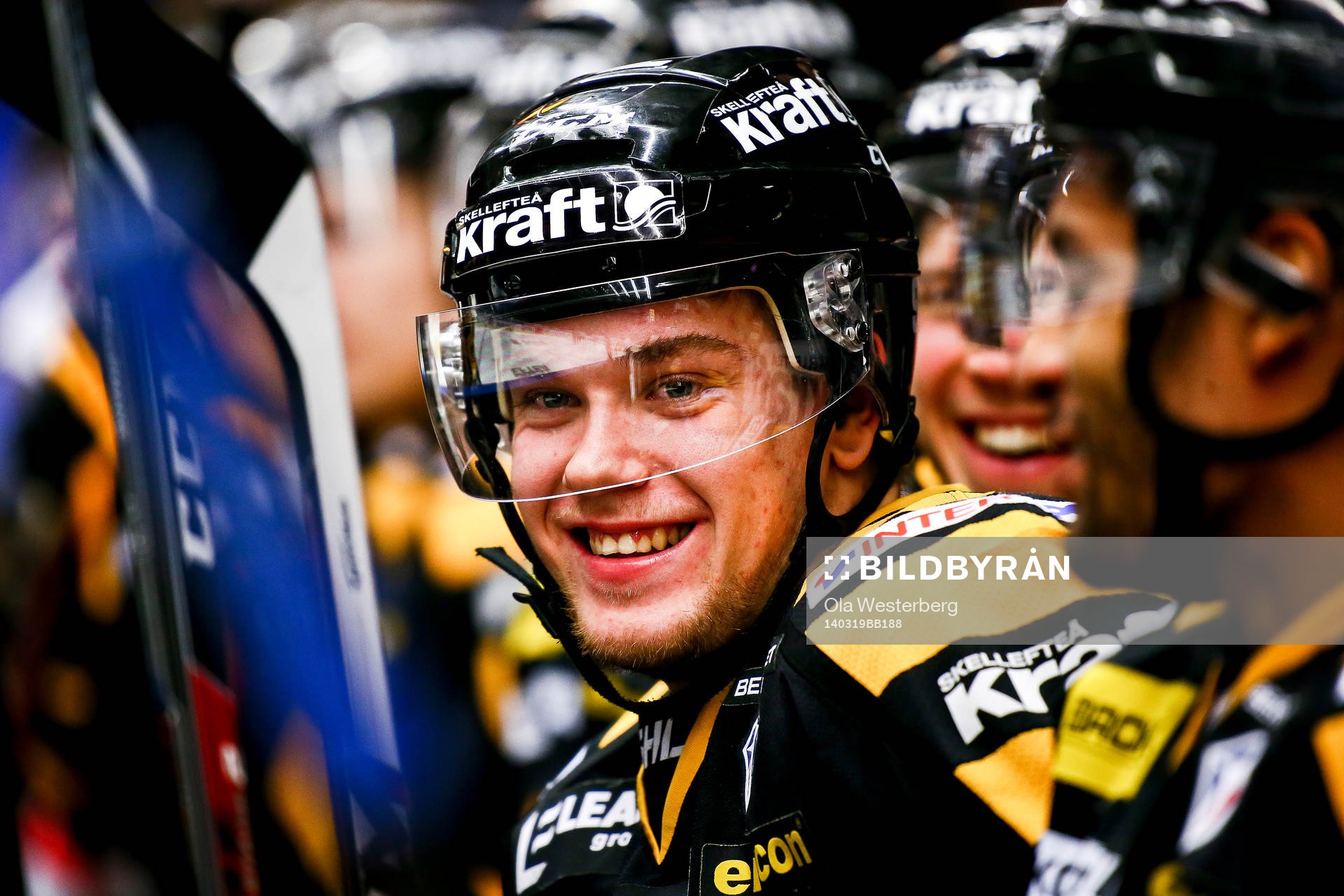 Skellefteås Viktor Arvidsson är glad