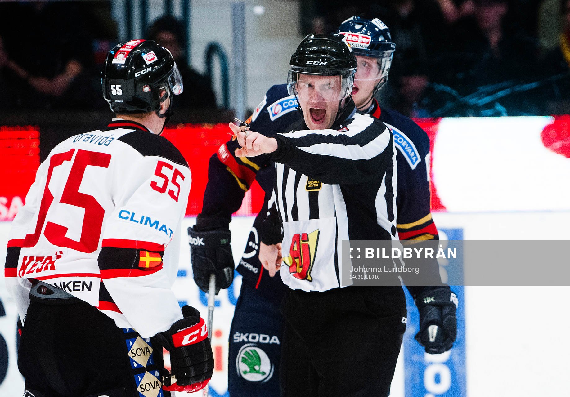 Malmö Redhawks Teemu Kesä visas ut för crosschecking