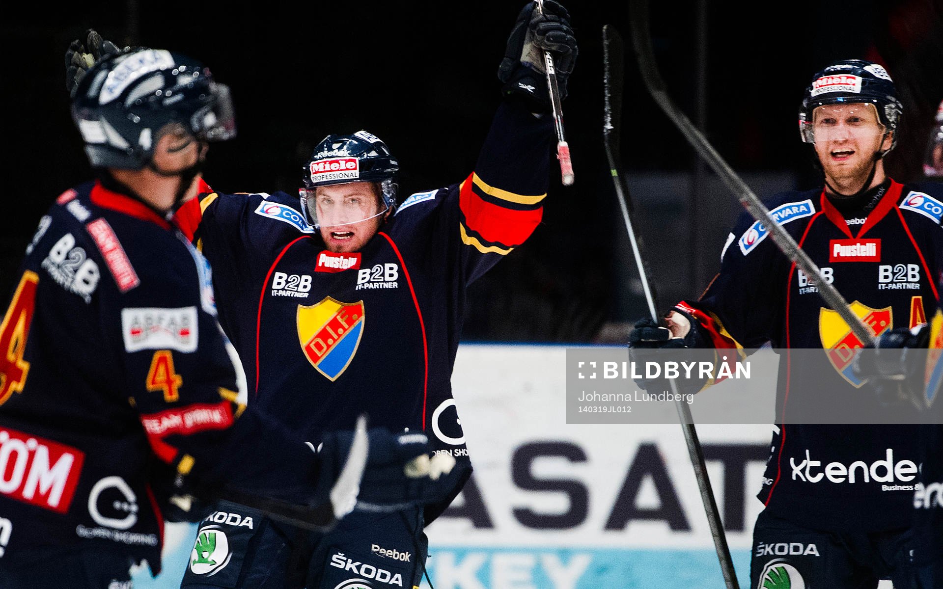 Djurgårdens Jens Jakobs jublar