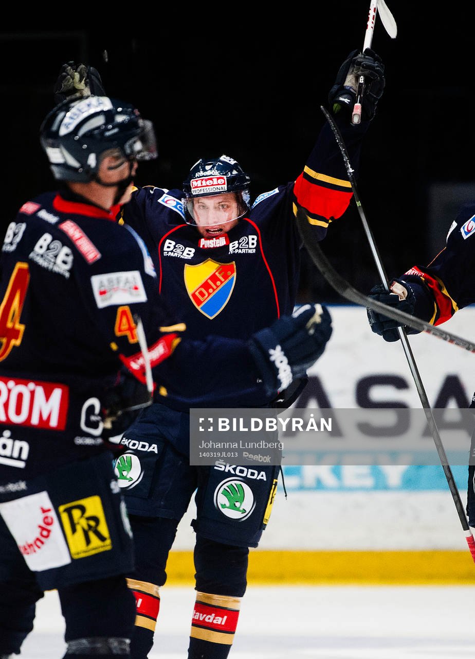 Djurgårdens Jens Jakobs jublar