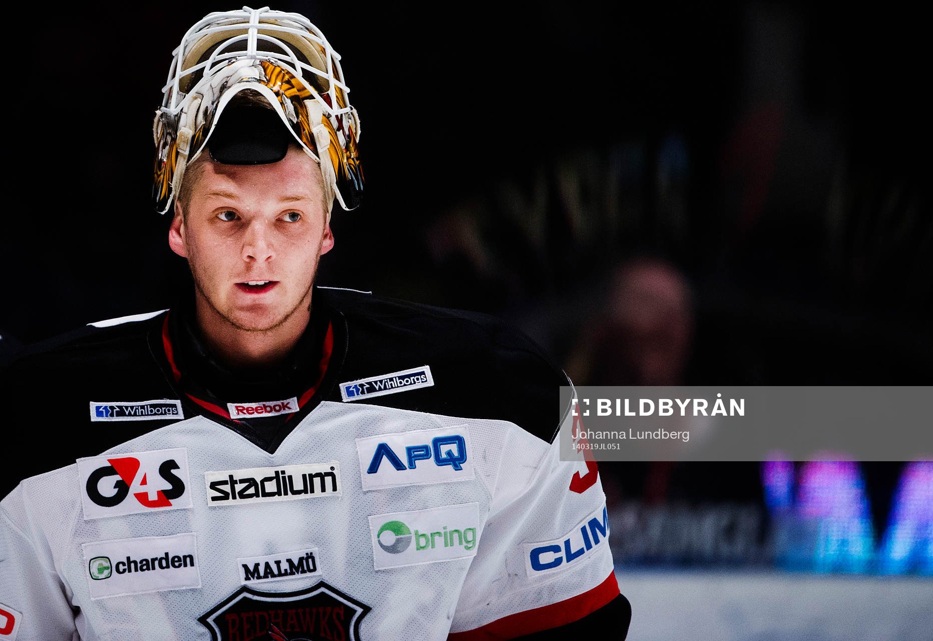 Malmö Redhawks målvakt Robin Rahm