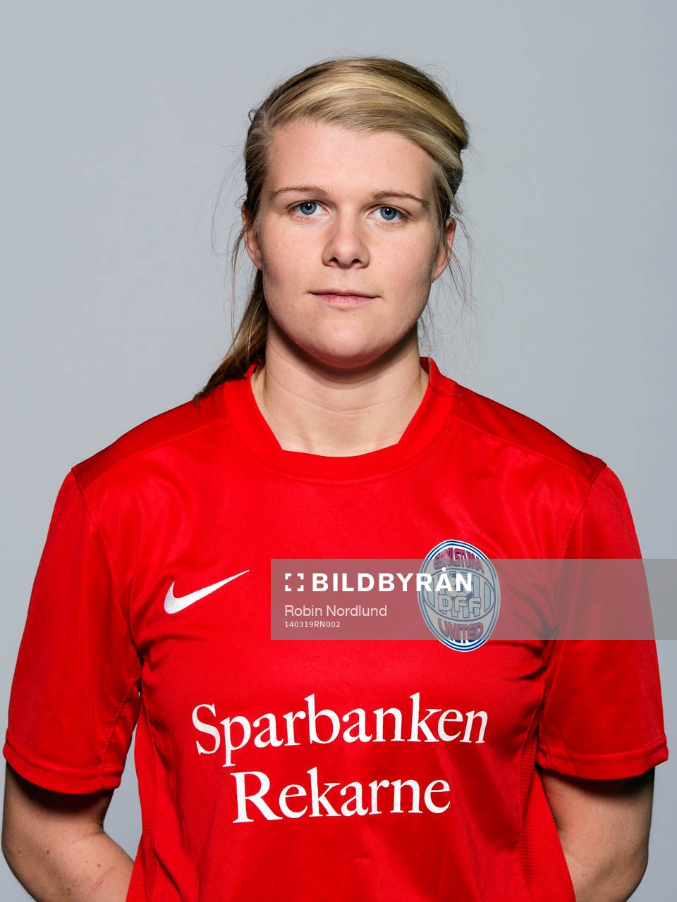 Damfotbollsspelaren Emelie Lundberg, målvakt, Eskilstuna