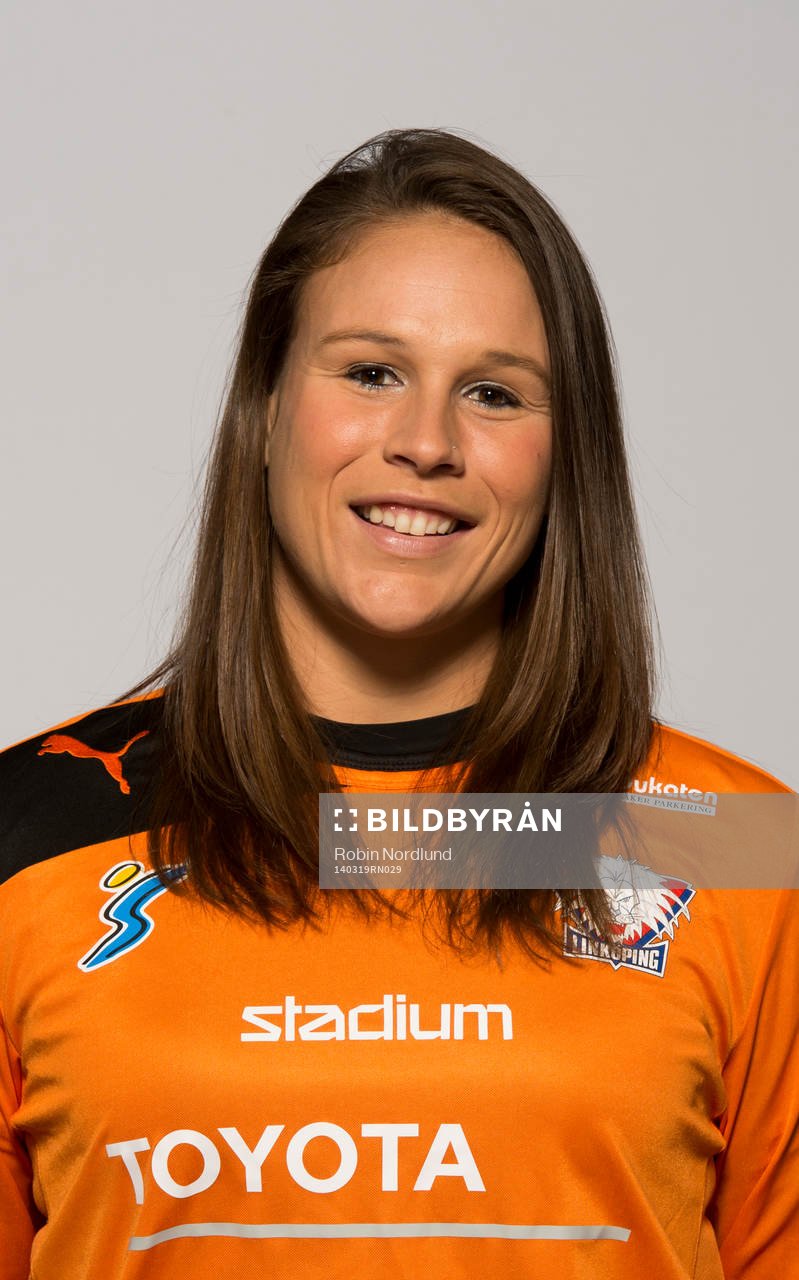 Damfotbollsspelaren Katie Fraine, målvakt, Linköping