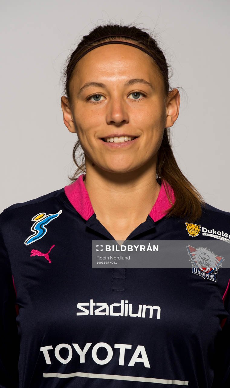 Damfotbollsspelaren Mariann Gajhede Knudsen, Linköping