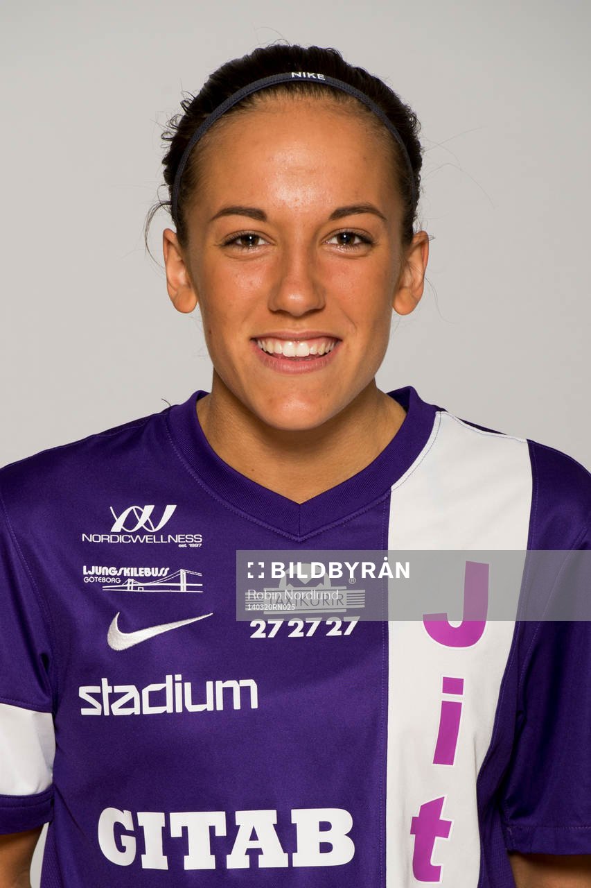 Damfotbollsspelaren Anna Oscarsson, Jitex