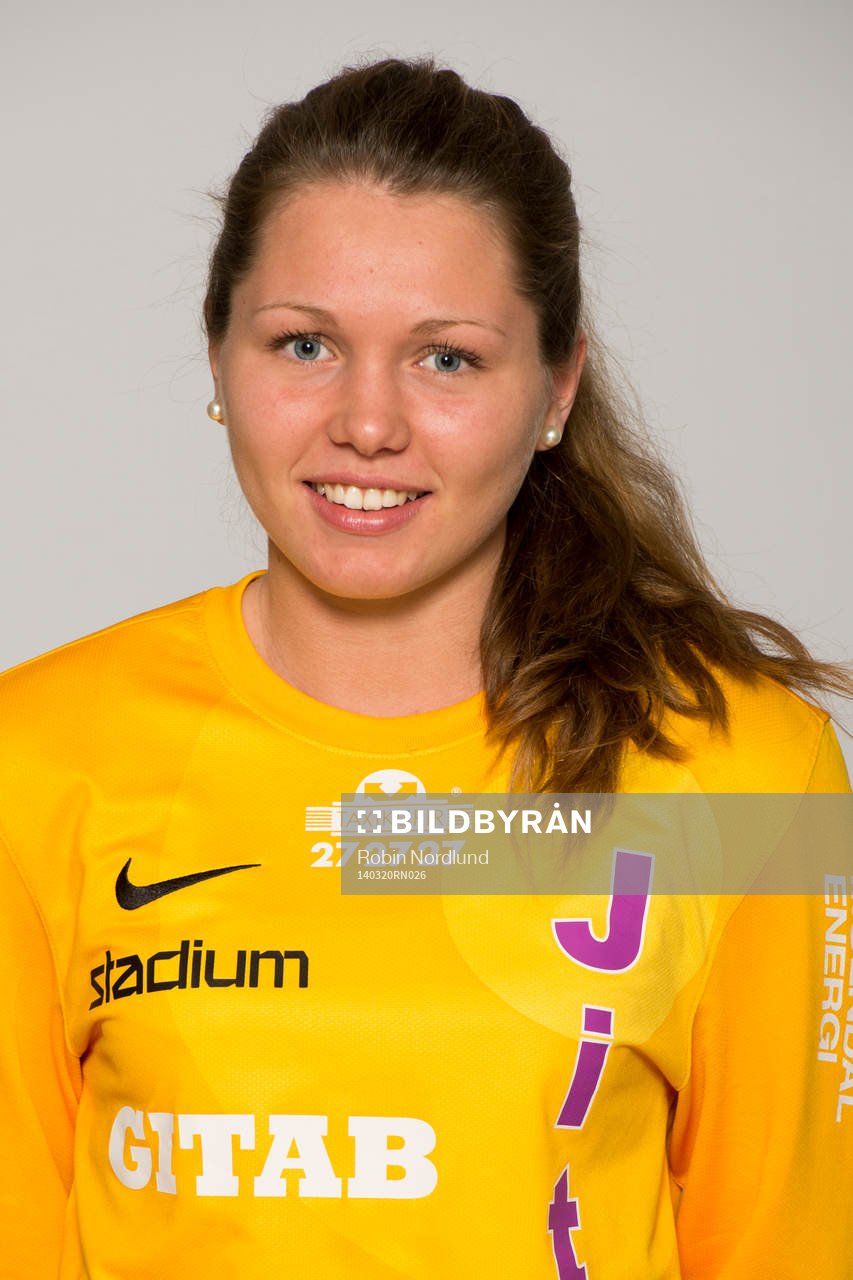 Damfotbollsspelaren Jennifer Falk, målvakt, Jitex