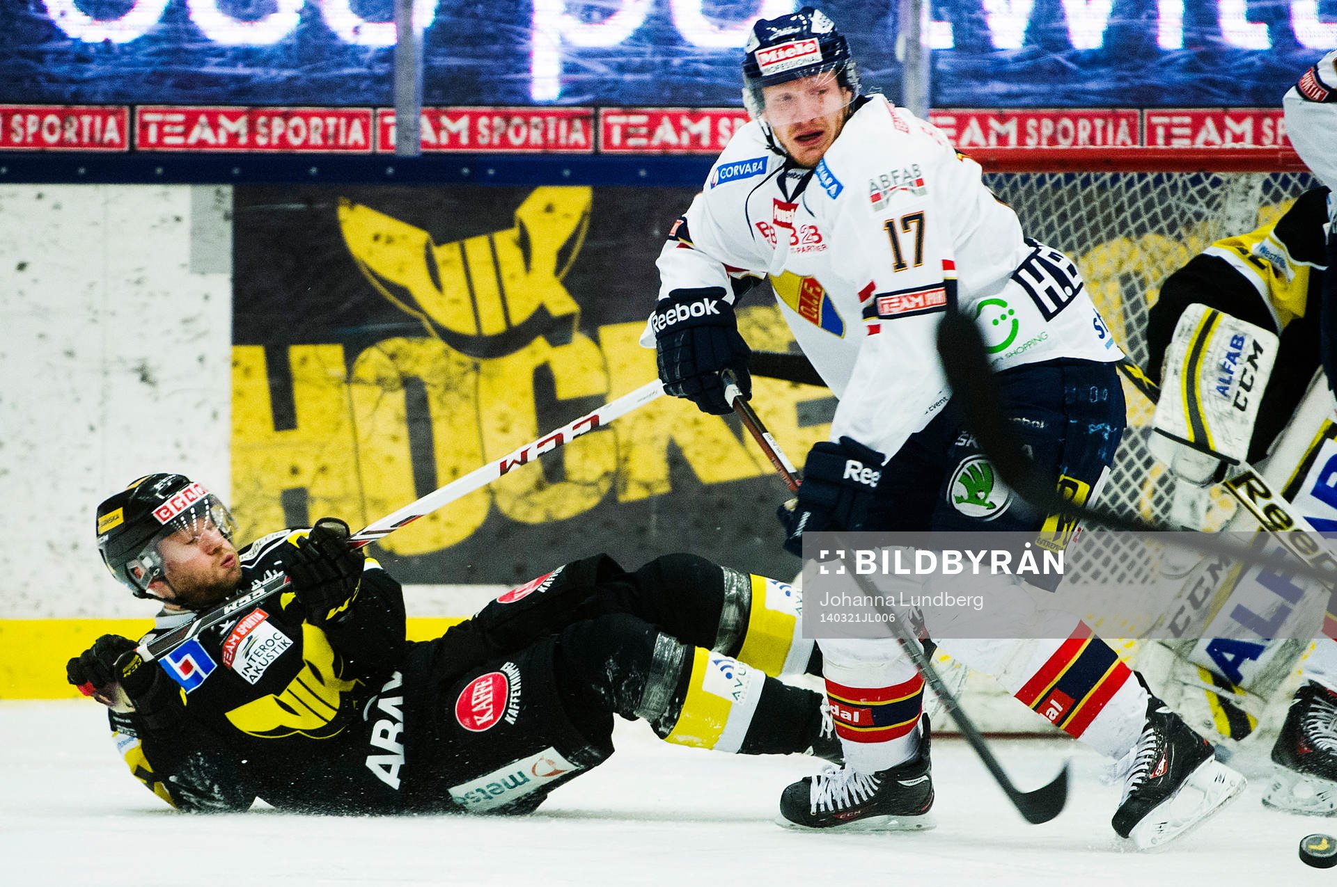 Västerås Per Helmersson  och Djurgårdens  Henrik