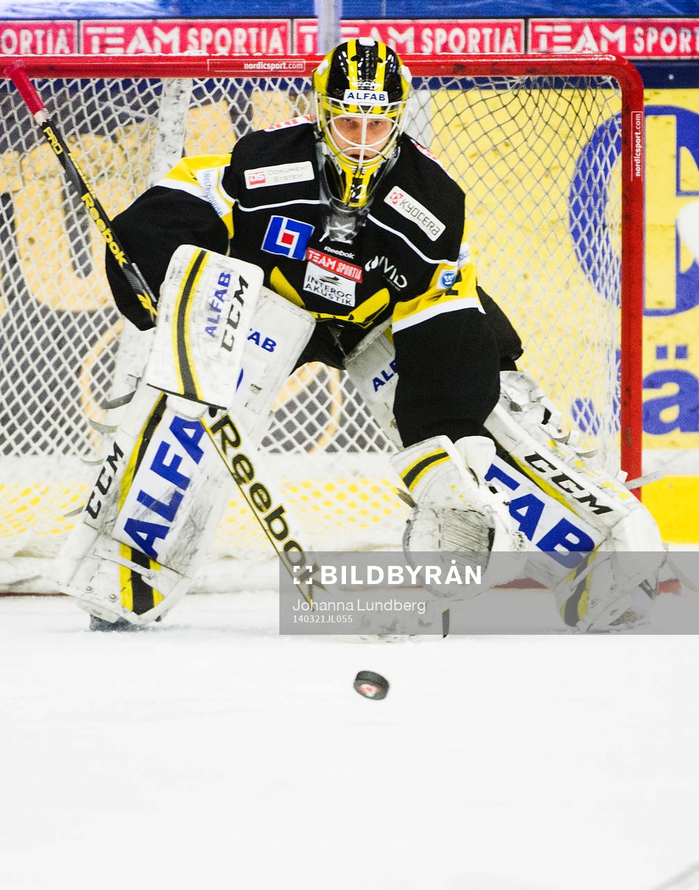 Västerås målvakt Jonas Fransson