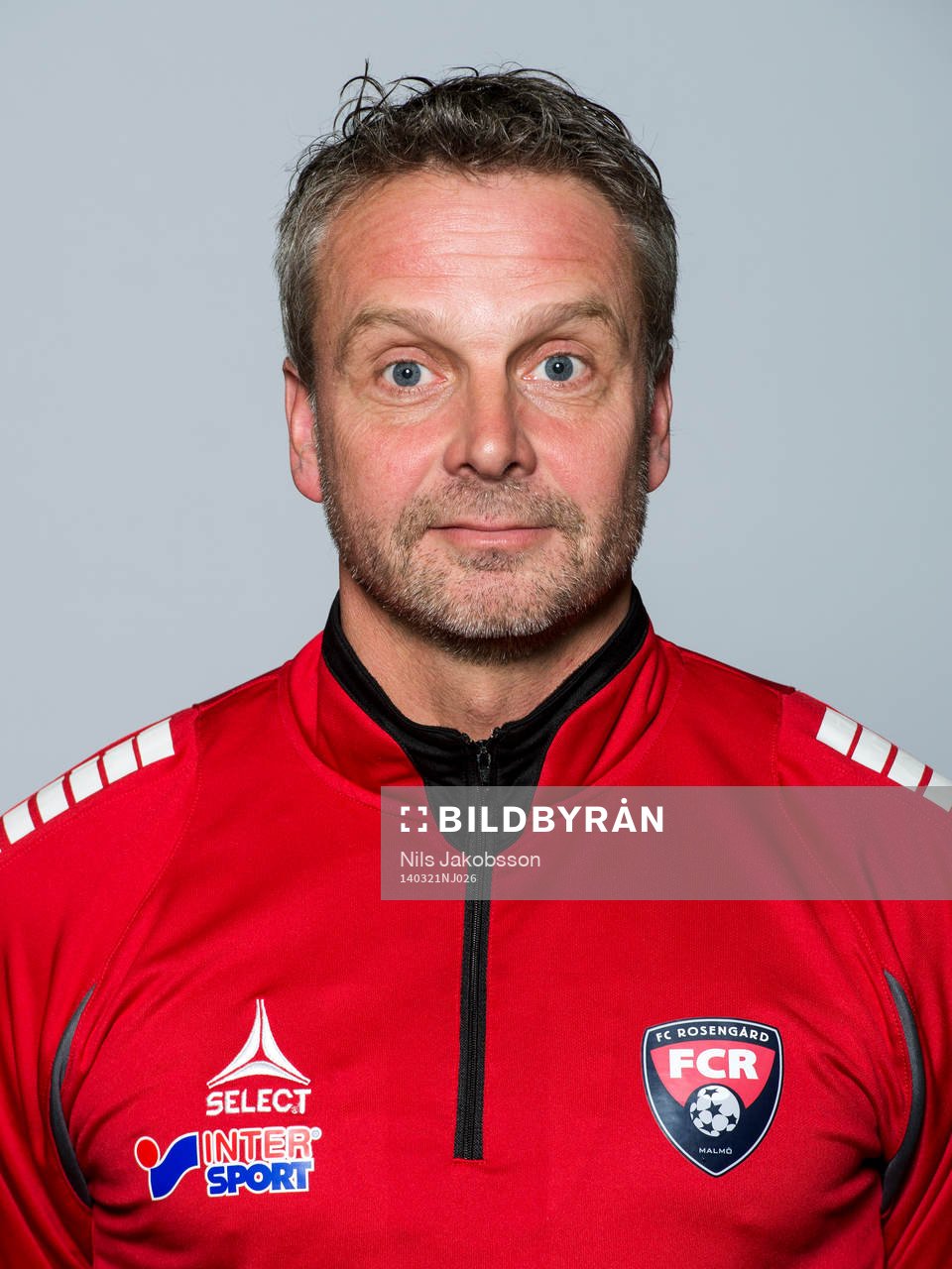 FC Rosengårds målvaktsinstruktör Tomas Håkansson poserar för ett porträtt den 21 mars 2014 i Malmö.