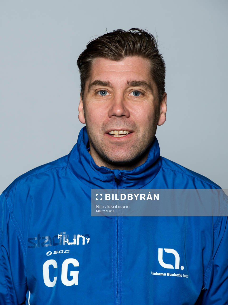 LB07s rehabansvarig Christian Granlund  poserar för ett porträtt den 21 mars 2014 i Malmö.