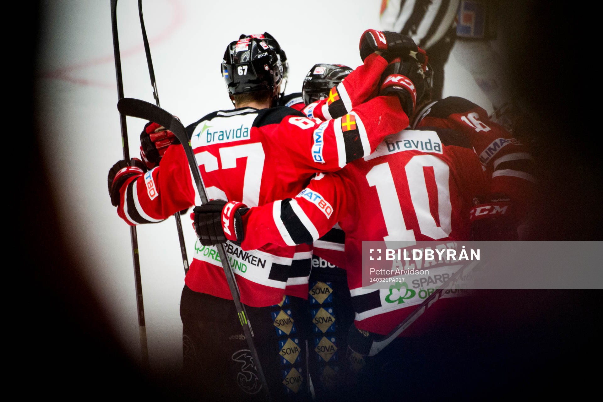 Malmö Redhawks firar Robin Alvarez