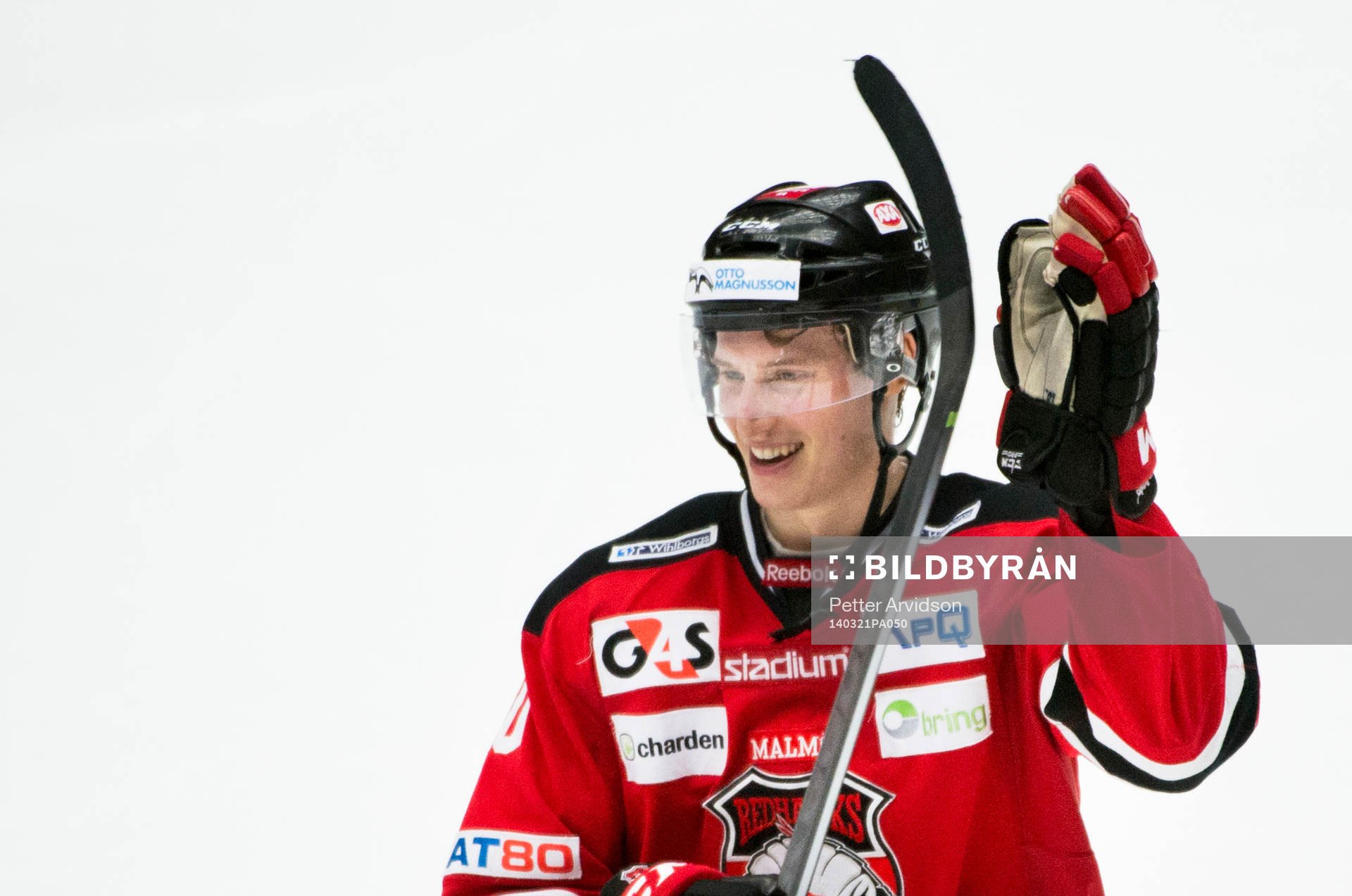 Malmö Redhawks Robin Alvarez tackar publiken