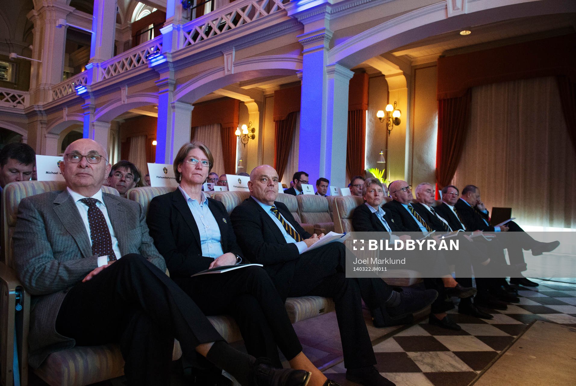 Delegater med bland annat Mikael Santoft,