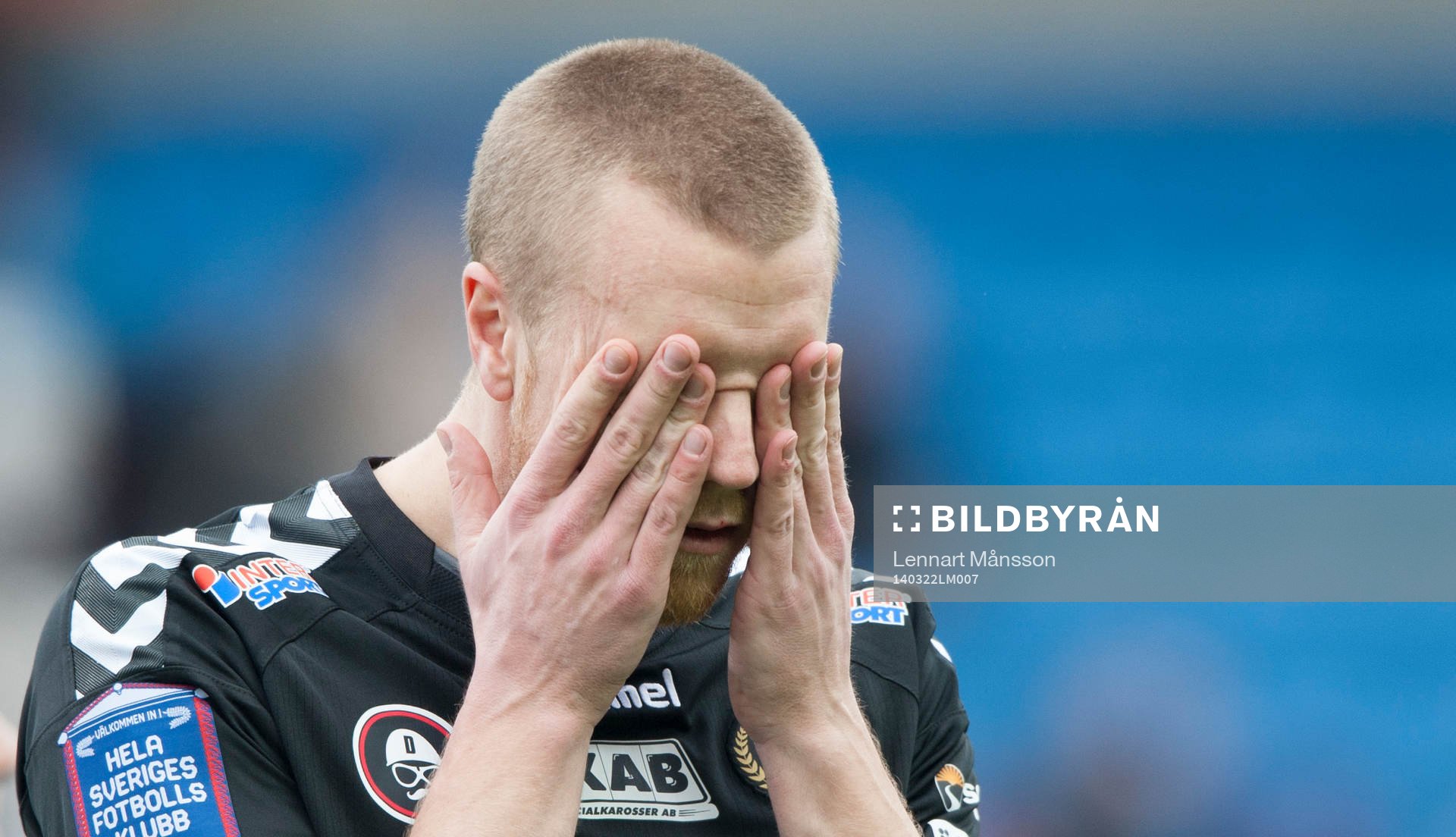 Gais Björn Andersson i matchen i Svenska Cupen mellan
