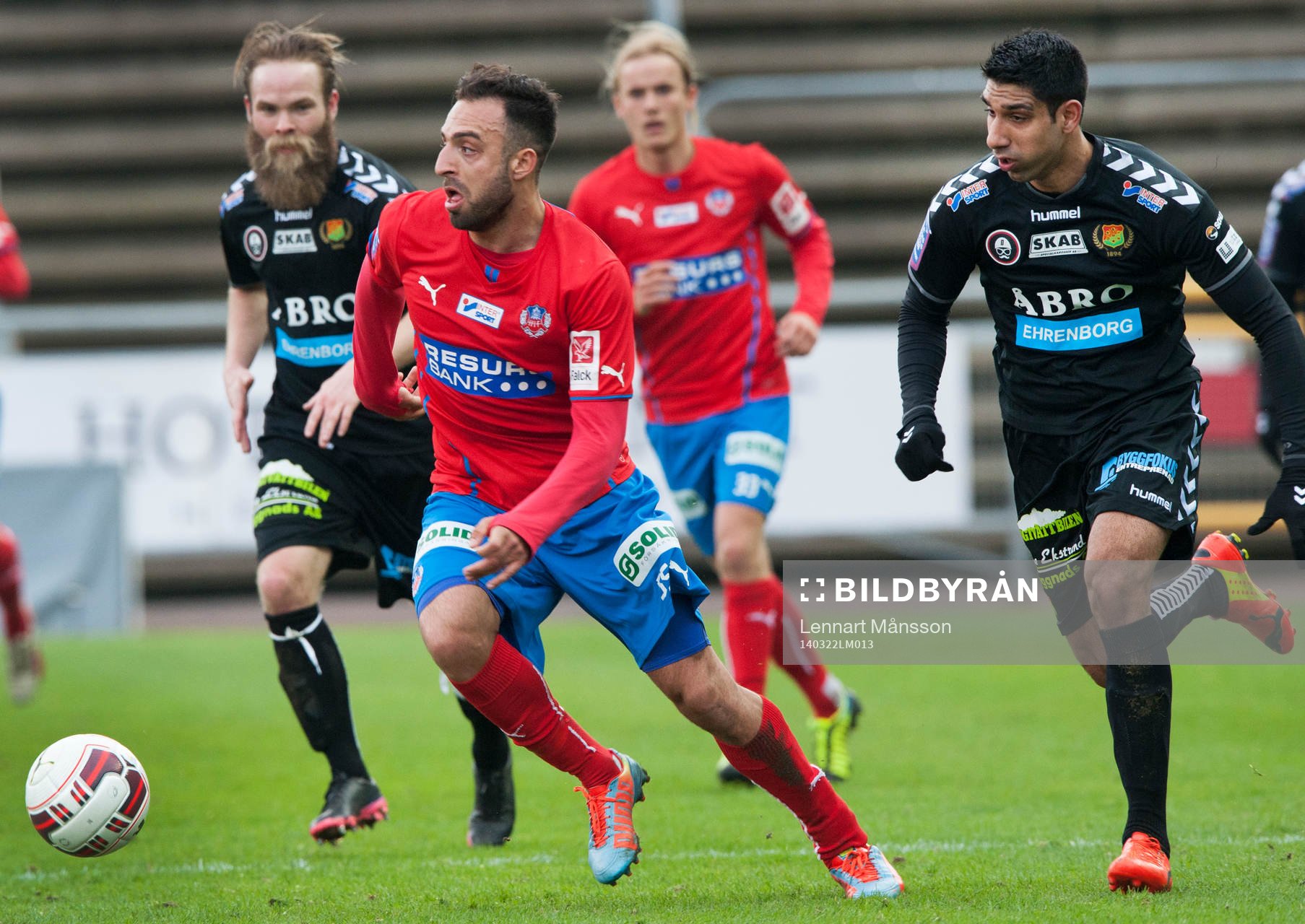 Helsingborgs Abdul Khalili i matchen i Svenska Cupen mellan